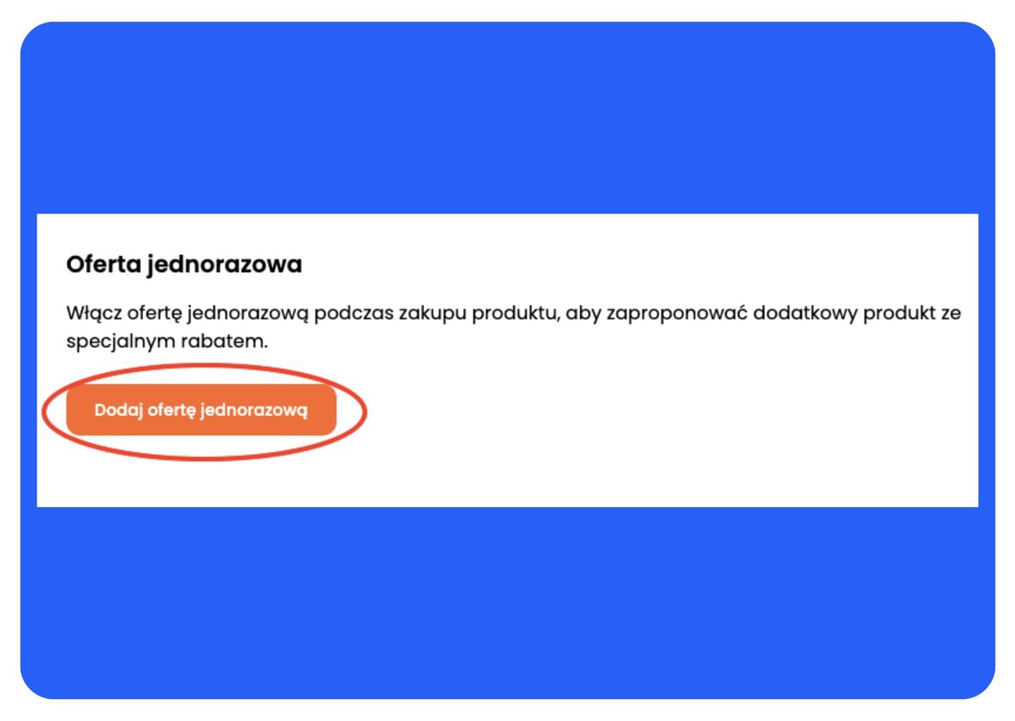 promocja-OTO-one-time-offer